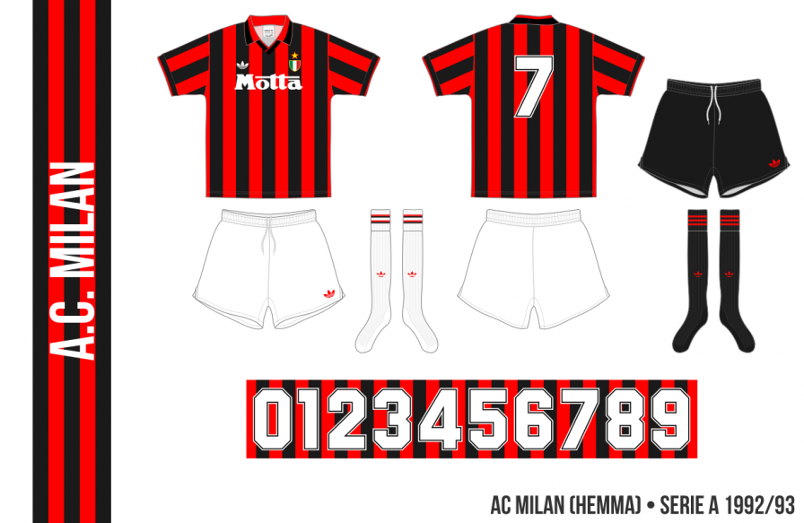 AC Milan 1992/93 (hemma)