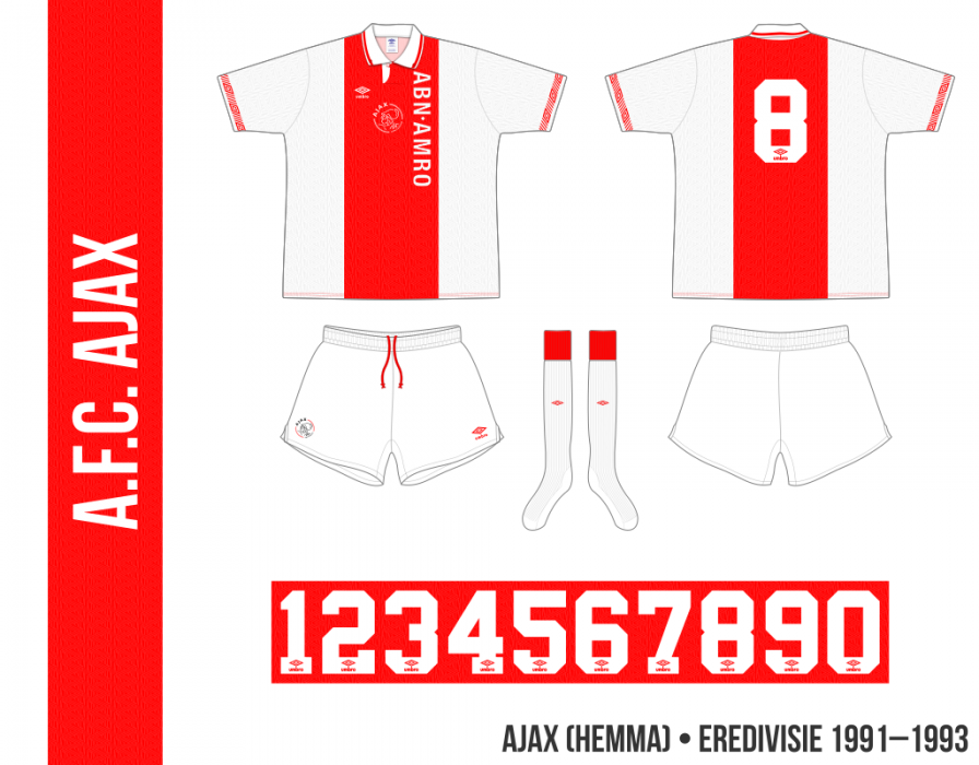 Ajax 1991–1993 (hemma)