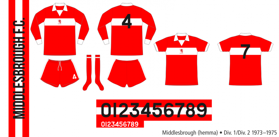 Middlesbrough 1973–1975 (hemma)