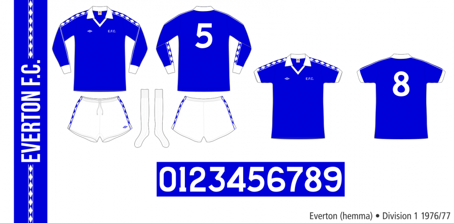 Everton 1976/77 (hemma)