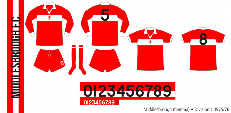 Middlesbrough 1975/76 (hemma)