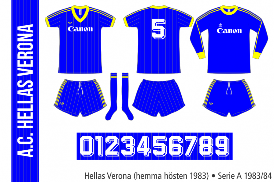 Hellas Verona 1983/84 (hemma hösten 1983)