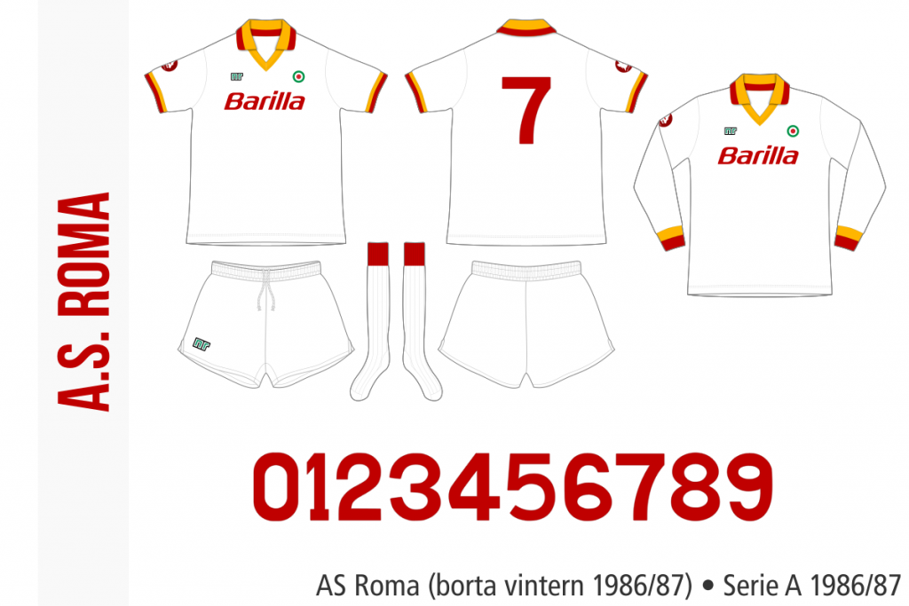 AS Roma 1986/87 (alternativ borta)