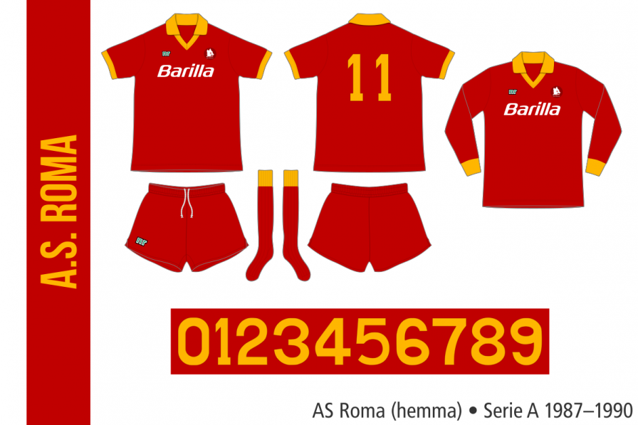 AS Roma 1987–1990 (hemma)