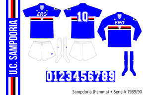 Sampdoria 1989/90 (hemma)