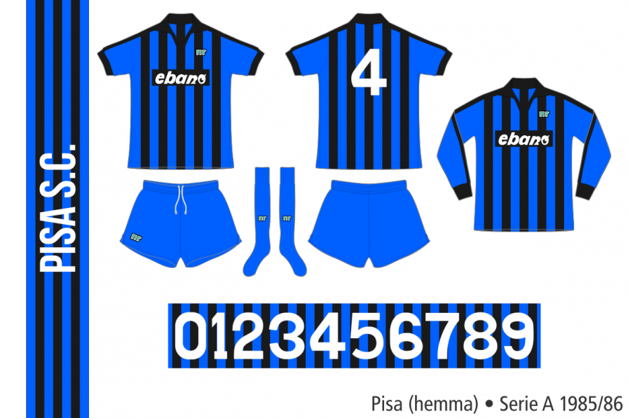 Pisa 1985/86 (hemma)