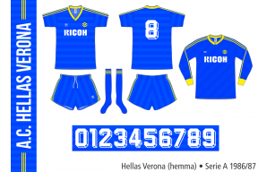 Hellas Verona 1986/87 (hemma)