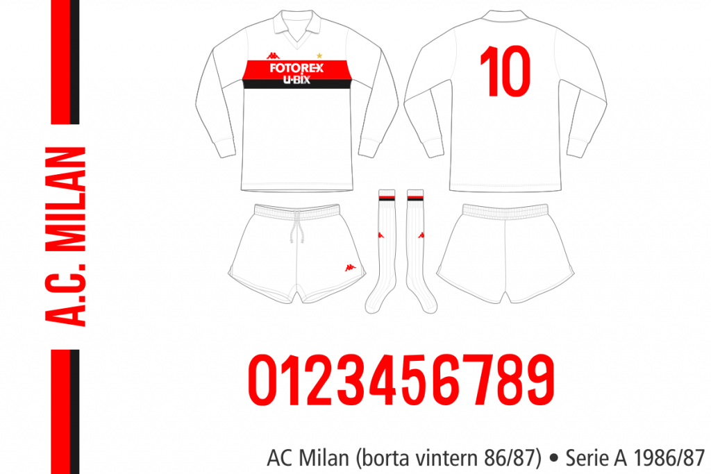 AC Milan vintern 1986/87 (borta)