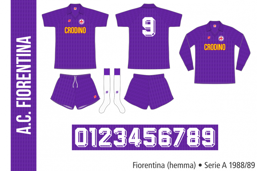 Fiorentina 1988/89 (hemma)