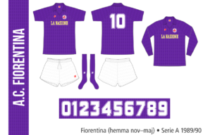 Fiorentina 1989/90 (hemma, november–maj)