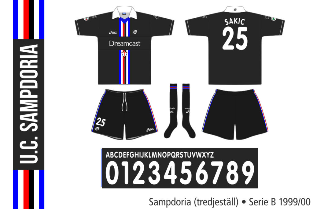 Sampdoria 1999/00 (tredjeställ)