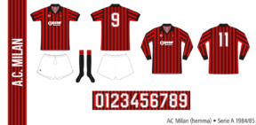 AC Milan 1984/85 (hemma)