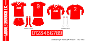 Middlesbrough 1980–1982 (hemma)