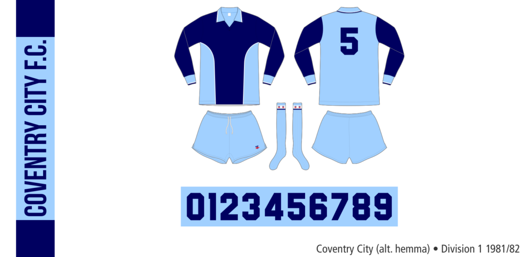 Coventry City 1981/82 (alternativ hemma)