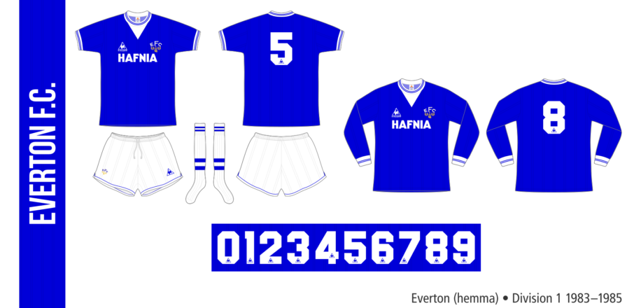 Everton 1983–1985 (hemma)