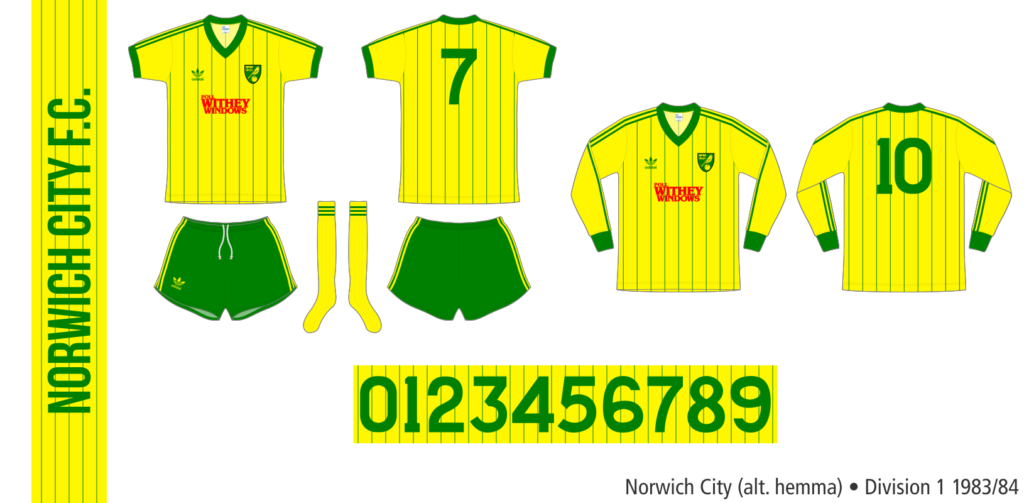 Norwich City 1983/84 (alternativ hemma)
