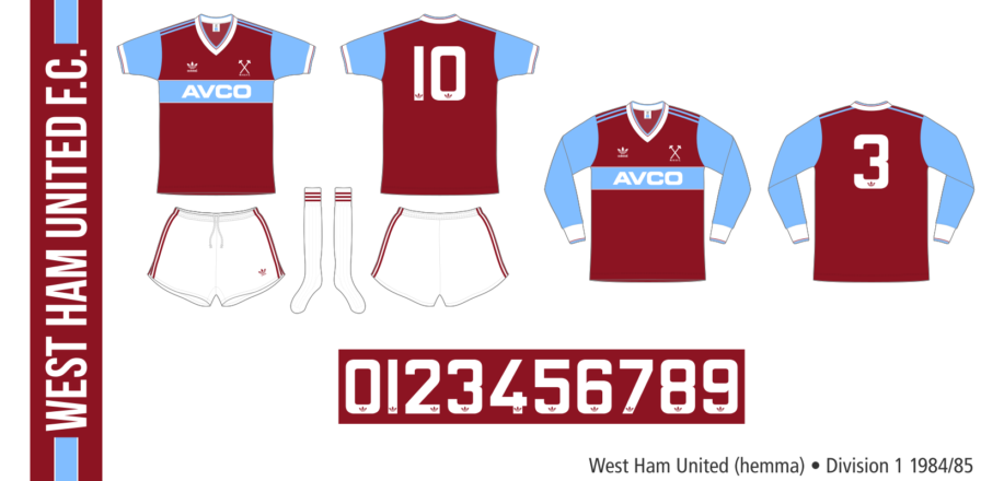 West Ham United 1984/85 (hemma)