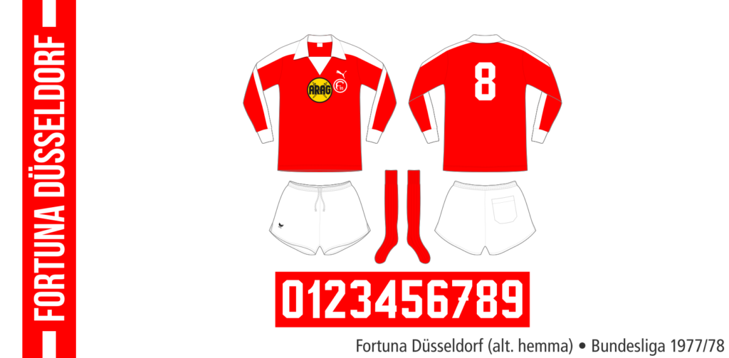 Fortuna Düsseldorf 1977/78 (alternativ hemma)