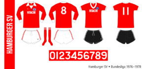 Hamburger SV 1976–1978 (röd)