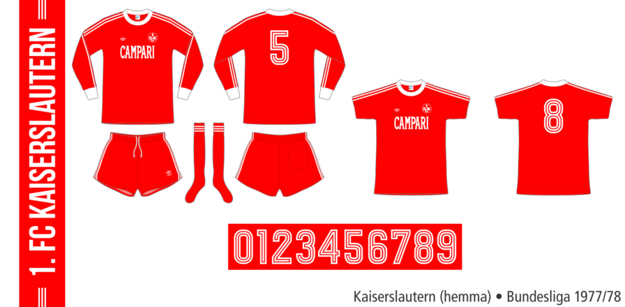 Kaiserslautern 1977/78 (hemma)