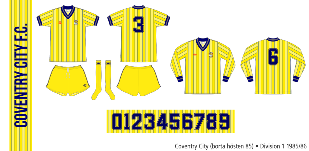 Coventry City 1985/86 (borta hösten 1985)