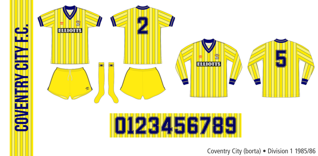 Coventry City 1985/86 (borta)