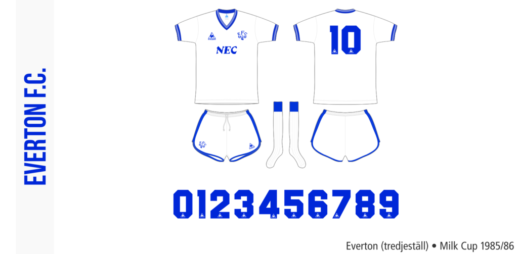 Everton 1985/86 (tredjeställ)