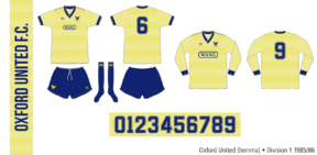 Oxford United 1985/86 (hemma)
