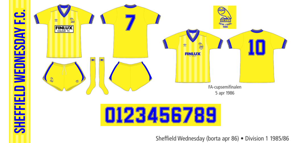 Sheffield Wednesday 1985/86 (borta april 1986)