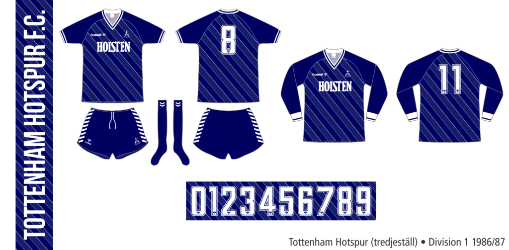 Tottenham Hotspur 1986/87 (tredjeställ)
