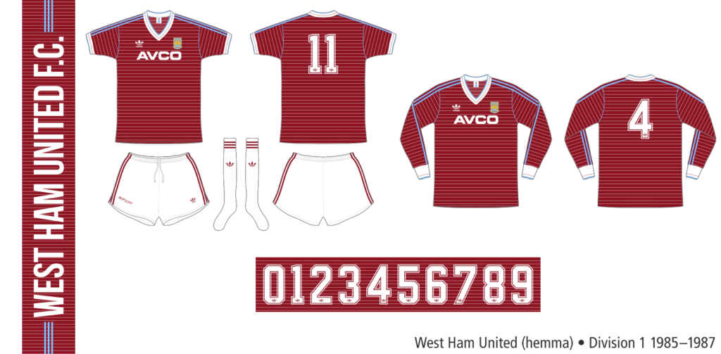 West Ham United 1985–1987 (hemma)
