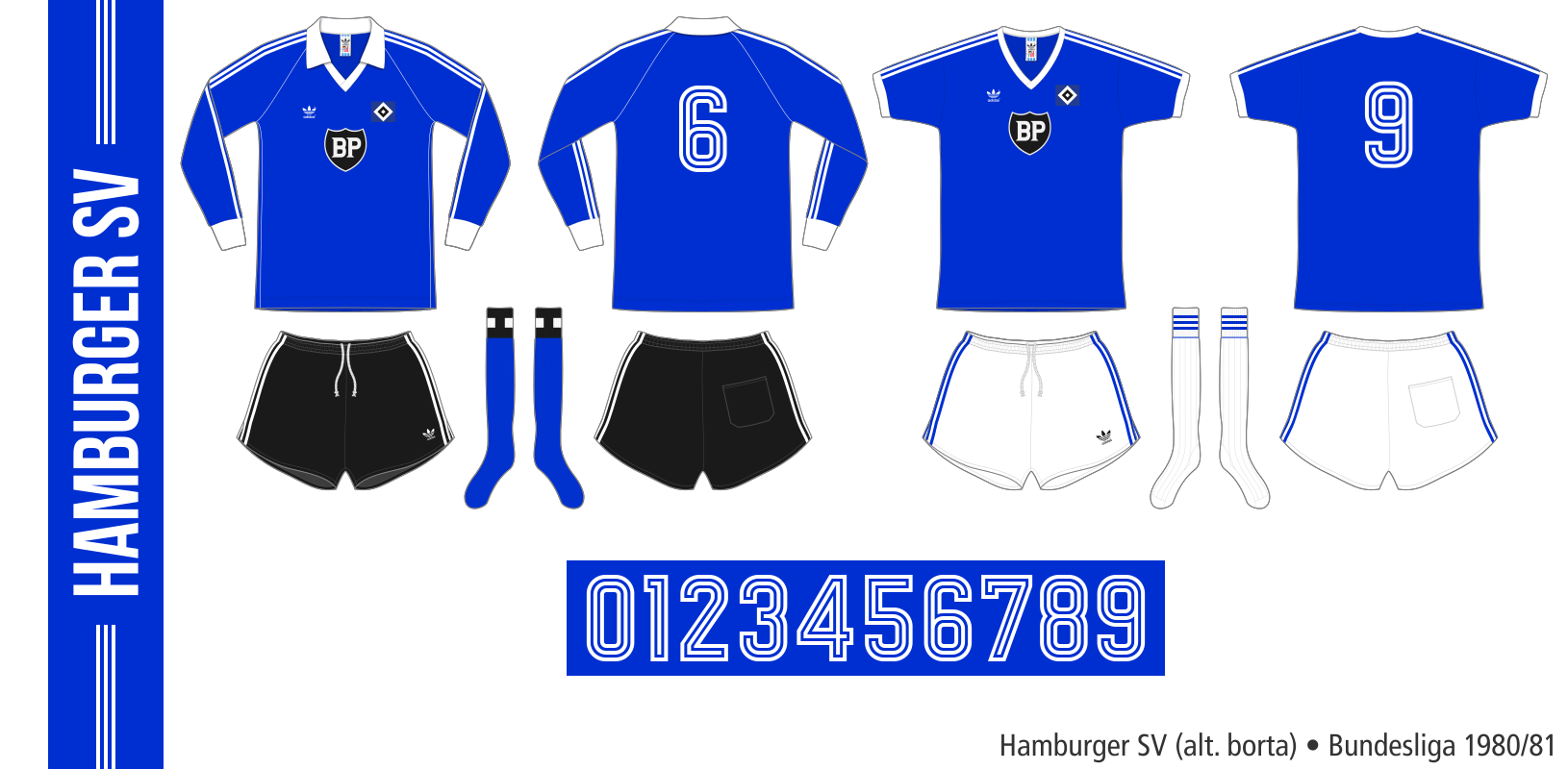 Hamburger SV 1980/81 (alternativ borta)