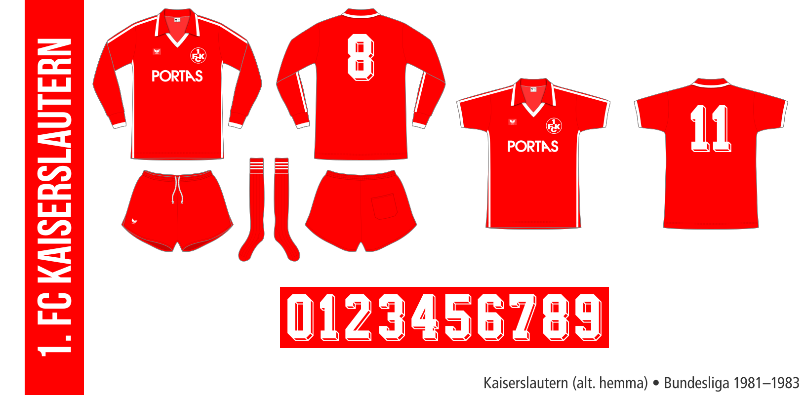 Kaiserslautern 1981–1983 (alternativ hemma)