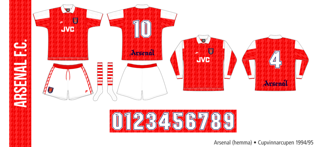 Arsenal 1994/95 (hemma, Cupvinnarcupen)