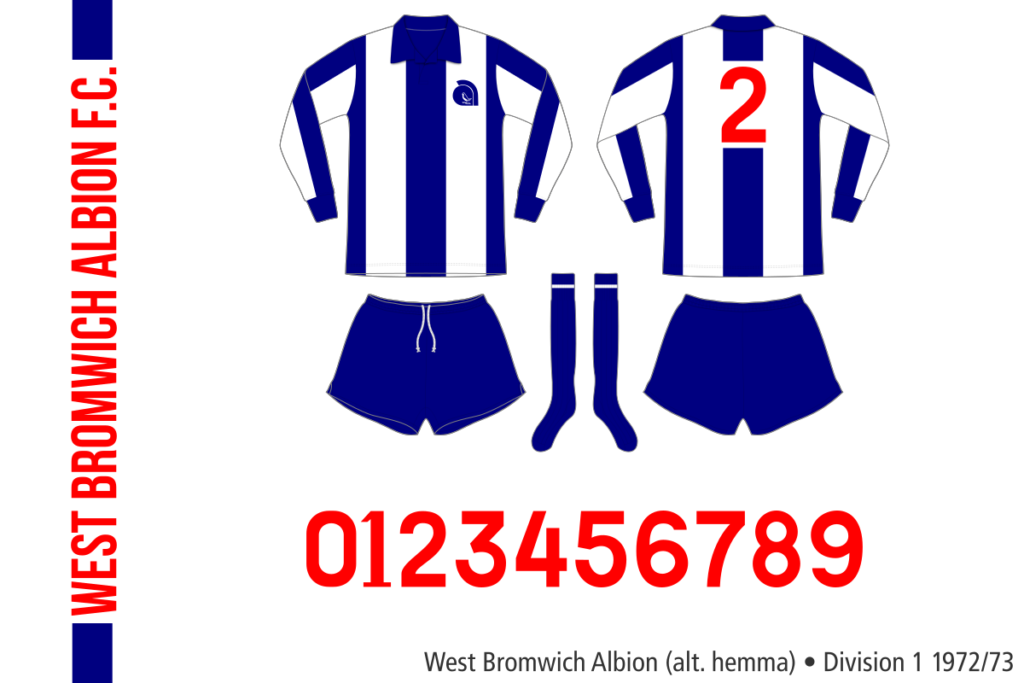 West Bromwich Albion 1972/73 (alternativ hemma)