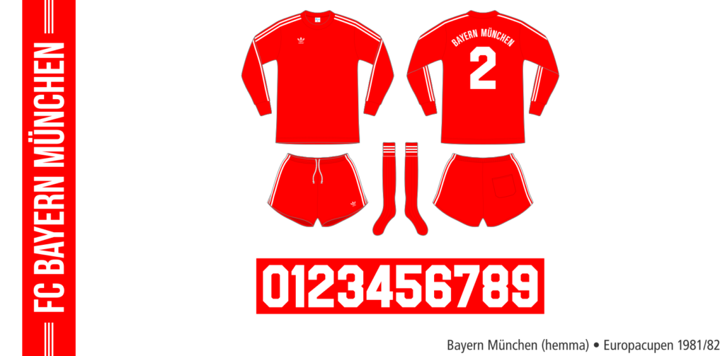 Bayern München 1981/82 (Europacupen hemma)