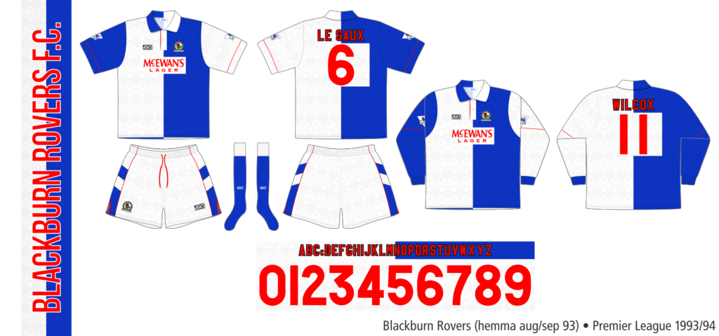 Blackburn Rovers 1993/94 (hemma augusti/september 1993)