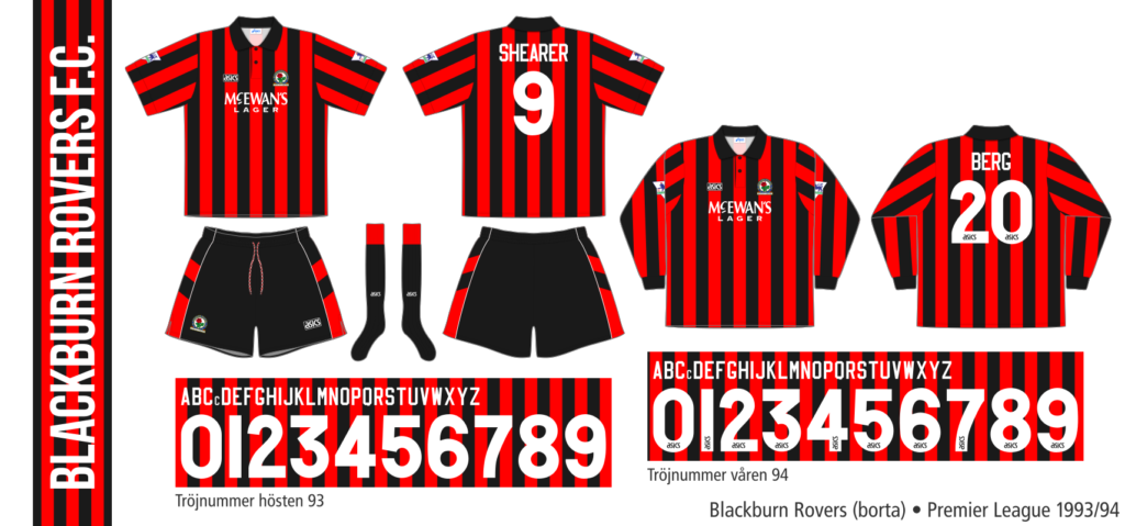 Blackburn Rovers 1993/94 (borta)