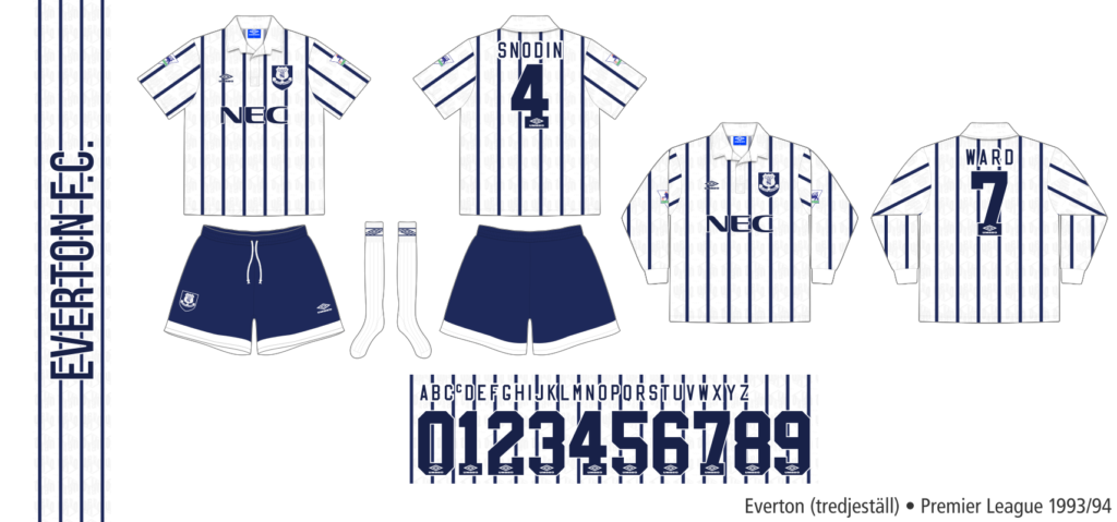 Everton 1993/94 (tredjeställ)
