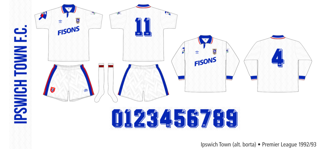 Ipswich Town 1992/93 (alternativ borta)