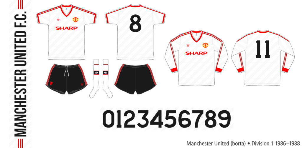 Manchester United 1986/87, 1987/88 (borta)