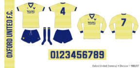 Oxford United 1986/87 (hemma)