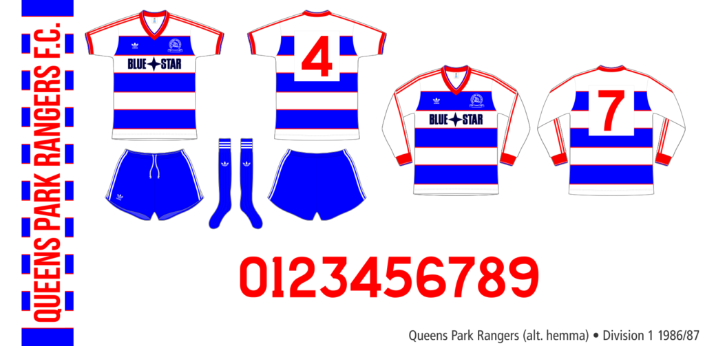 Queens Park Rangers 1986/87 (alternativ hemma)