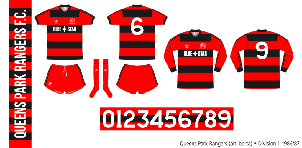 Queens Park Rangers 1986/87 (alternativ borta)