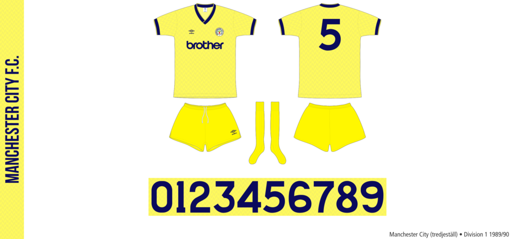 Manchester City 1989/90 (tredjeställ)