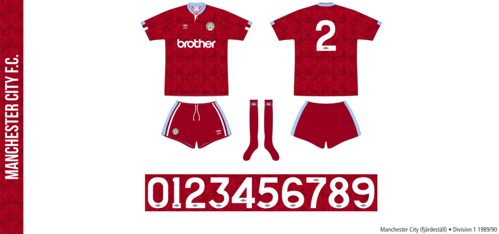 Manchester City 1989/90 (fjärdeställ)