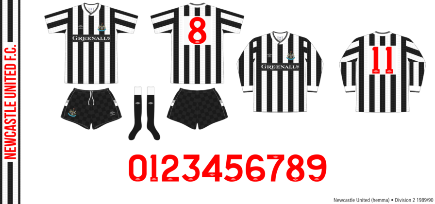 Newcastle United 1989/90 (hemma)
