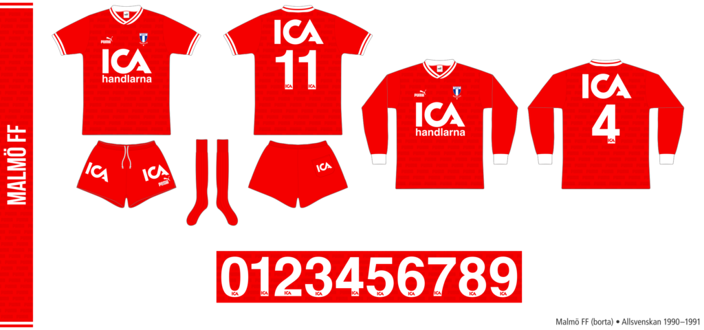 Malmö FF 1990 till 1991 (borta)