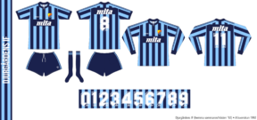 Djurgården – hemmaställ sommaren/hösten 1992