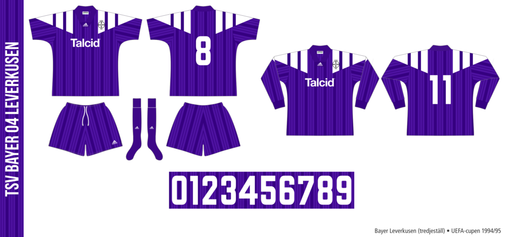 Bayer Leverkusen 1994/95 (tredjeställ, UEFA-cupen)